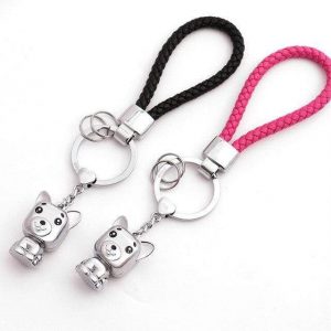 Porte clef couple chien