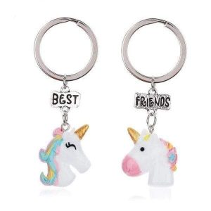 porte clé licorne best friend