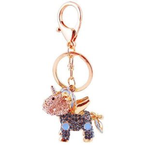 porte clé licorne brillante