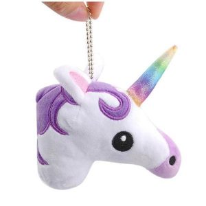 porte clé licorne coton