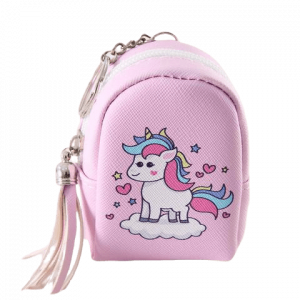 Porte clé licorne sac