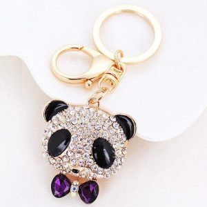 Porte-Clé En Panda Strass